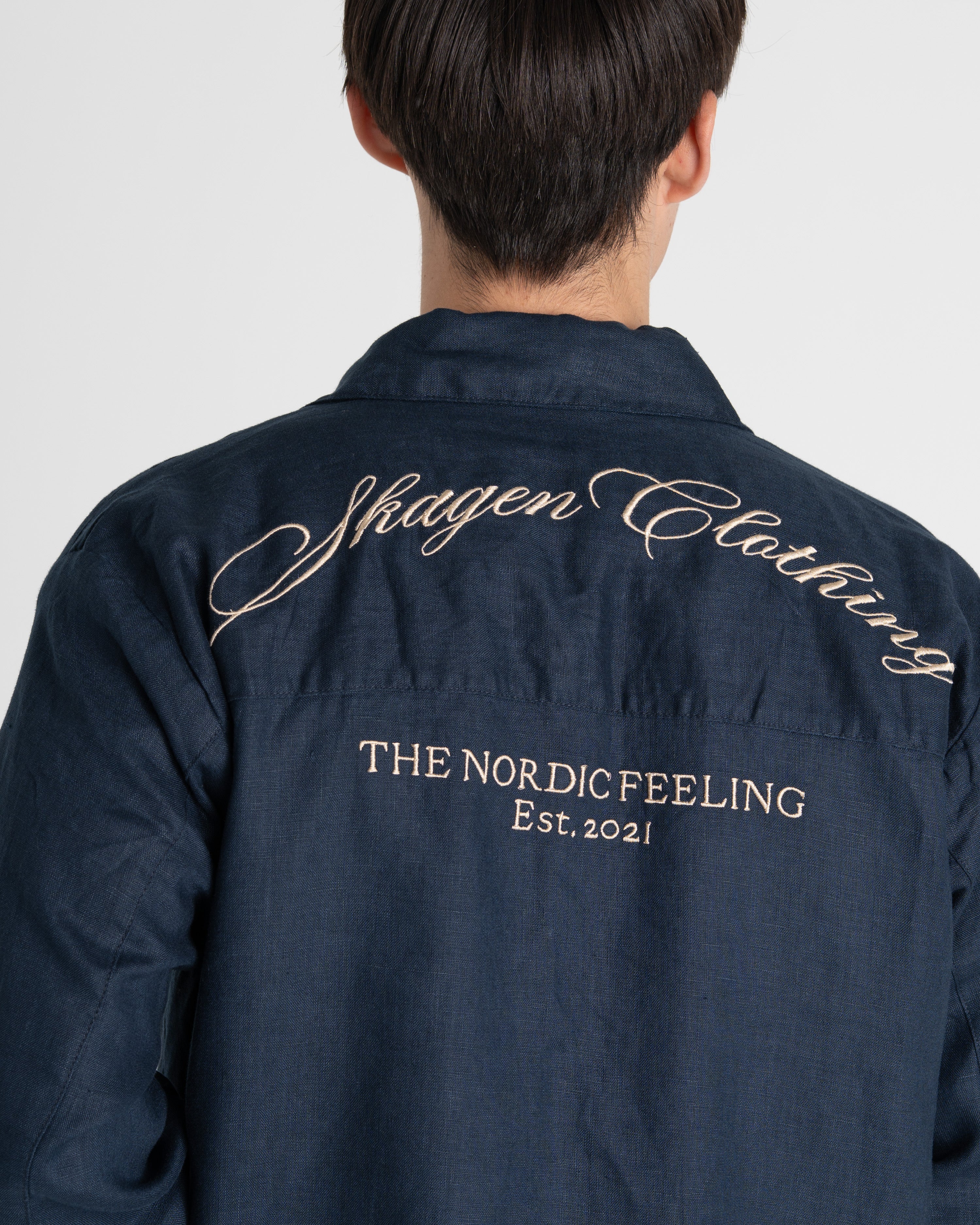 Linen jacket Navy